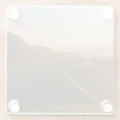 Schlüsselanhänger Glasuntersetzer (Rückseite)