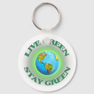 Schlüsselanhänger Globel Go Green verbreiten das W