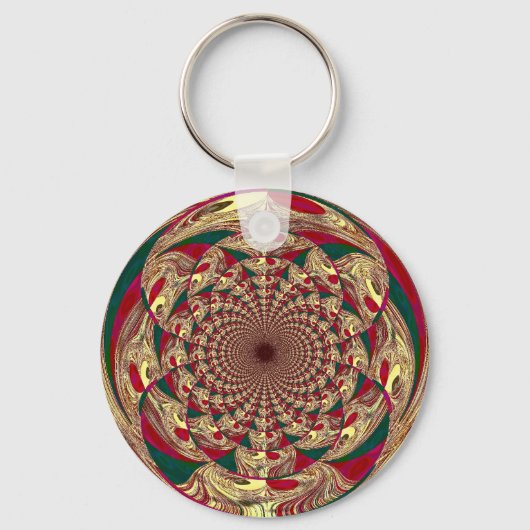 Schlüsselanhänger Gold Lace Print ZIZAGO (Vorderseite)