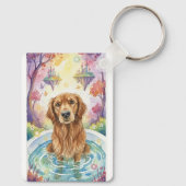 Schlüsselanhänger Golden Retriever bester Freund (Rückseite)