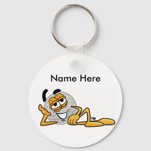 Schlüsselanhänger-Golf-Personalize Schlüsselanhänger (Vorderseite)