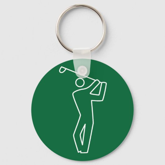 Schlüsselanhänger - Golfspieler (Vorderseite)