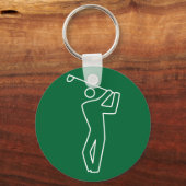 Schlüsselanhänger - Golfspieler (Vorderseite)
