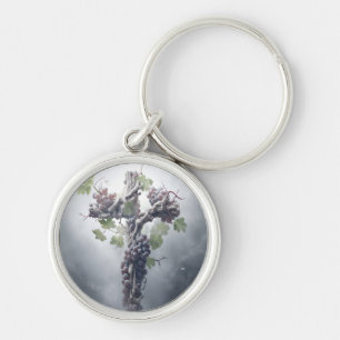 Schlüsselanhänger Grapevine Cross