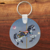 Schlüsselanhänger - Graues Mare Karussell (Vorderseite)