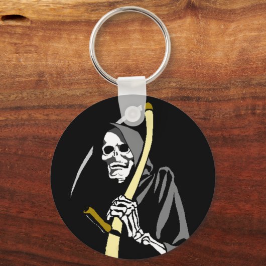 SCHLÜSSELANHÄNGER Grim Sensenmann Scythe Reaping T (Vorderseite)