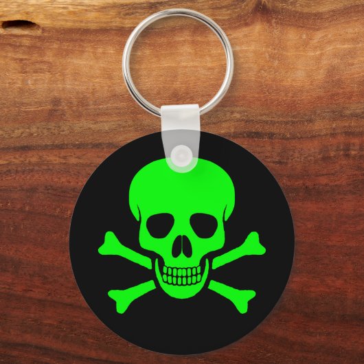 Schlüsselanhänger Grün & Schwarz (Vorderseite)