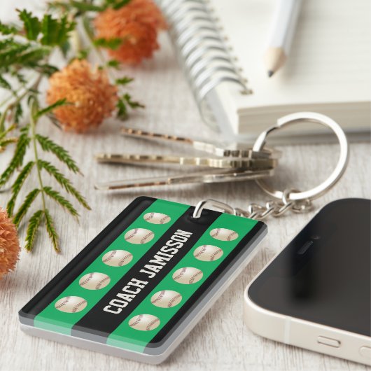 Schlüsselanhänger, grün u. schwarz, für schlüsselanhänger (Vorderseite rechts)