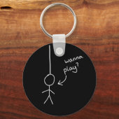 Schlüsselanhänger "hänger" in Handschrift (Vorderseite)