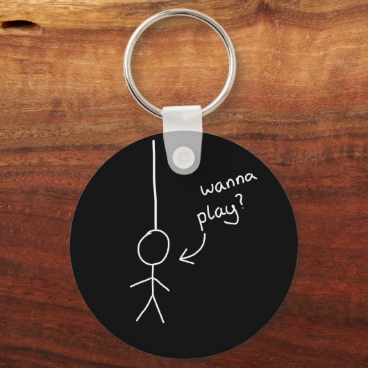 Schlüsselanhänger "hänger" in Handschrift (Vorderseite)