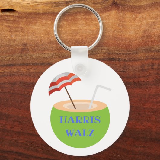 Schlüsselanhänger Harris Walz (Vorderseite)
