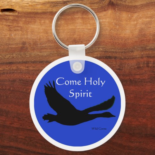 Schlüsselanhänger Heiliger Geist (Wild Gans) - Bla (Vorderseite)