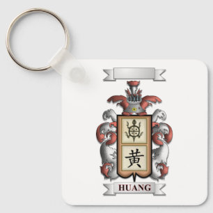 Schlüsselanhänger Huang Nachname und Schild