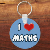SCHLÜSSELANHÄNGER I LIEBE MATH (Vorderseite)
