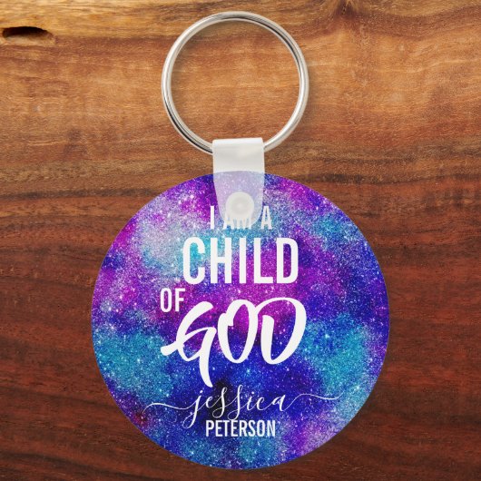 Schlüsselanhänger "ICH BIN EIN KIND GOTTES" (Vorderseite)