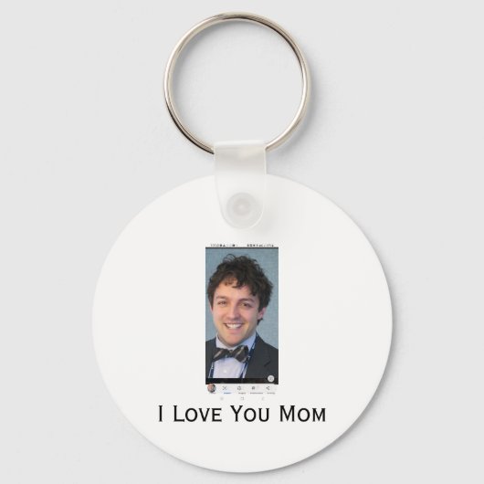 Schlüsselanhänger Ich liebe dich Mama (Vorderseite)