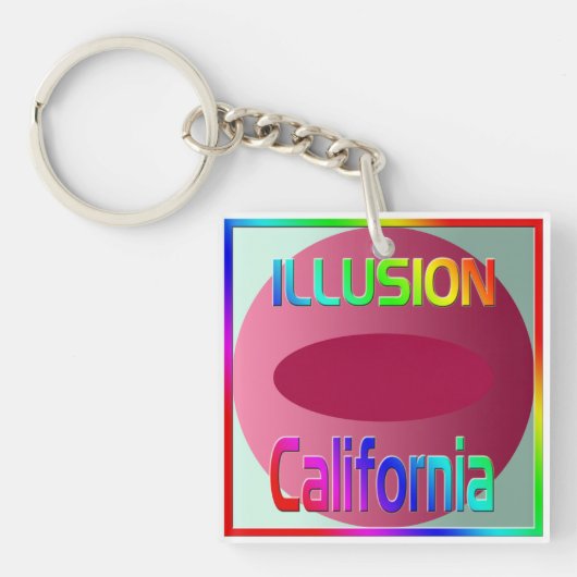 Schlüsselanhänger "ILLUSION California" (Vorderseite)