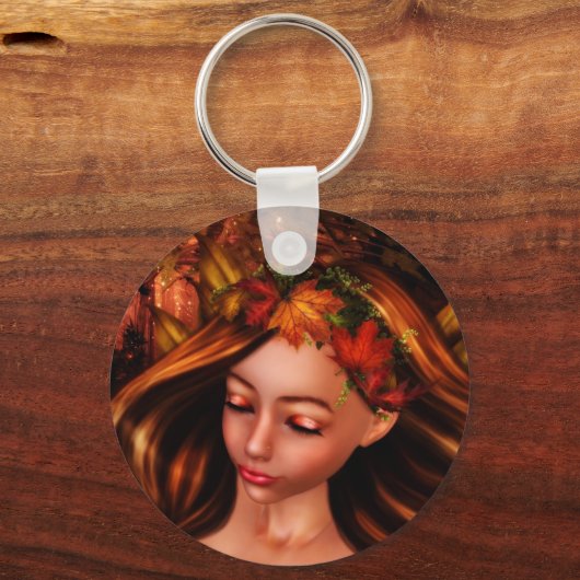 Schlüsselanhänger im Herbst (Vorderseite)