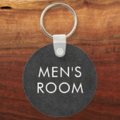 Schlüsselanhänger im männlichen Badezimmer - Stadt (Vorderseite)