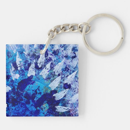 Schlüsselanhänger im Skyburst-Design (Rückseite)