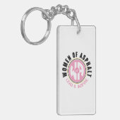 Schlüsselanhänger in Asphalt (Vorderseite links)