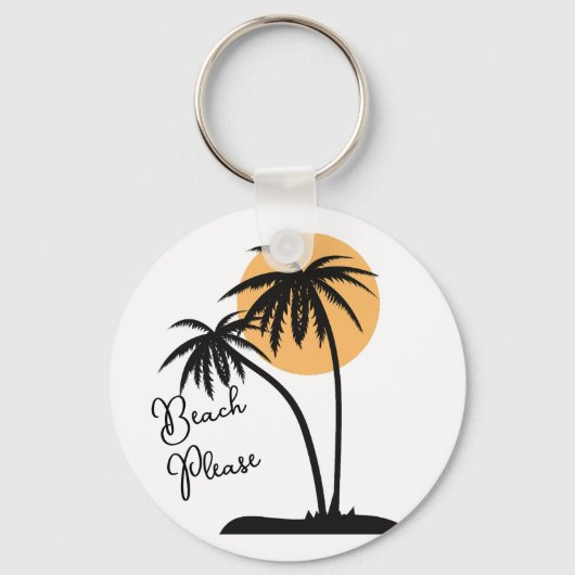 Schlüsselanhänger in Weiß und Schwarz (Vorderseite)