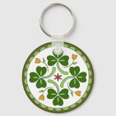 Schlüsselanhänger - Irisch Viel Glück Hex (Vorderseite)