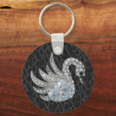 Schlüsselanhänger Jewel Swan Leather (017-047) (Vorderseite)