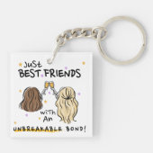 Schlüsselanhänger "Just Best Friends" (Rückseite)