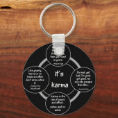 Schlüsselanhänger - Karma (Vorderseite)