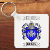 Schlüsselanhänger Kelly Nachname und Schild (Vorderseite)