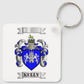 Schlüsselanhänger Kelly Nachname und Schild (Rückseite)