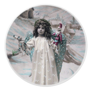 Schlüsselanhänger Keramikknauf