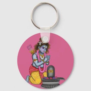 Schlüsselanhänger Kind Rama beim Shiva-Anbeten