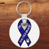 Schlüsselanhänger Kindermissbrauch stoppen (Vorderseite)