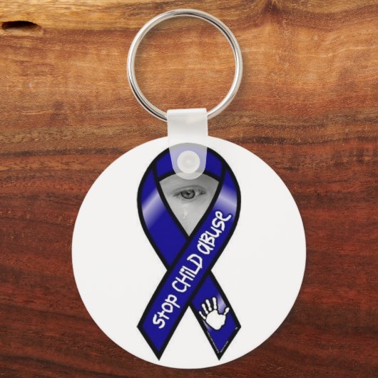Schlüsselanhänger Kindermissbrauch stoppen (Vorderseite)