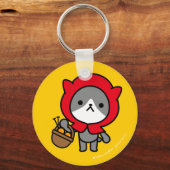 Schlüsselanhänger - Kitty - OrangeBack (Vorderseite)