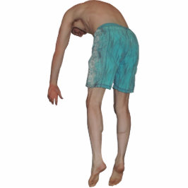 Schlüsselanhänger-kleiner Mann Hangin um 2" x 3" Fotoskulptur Schlüsselanhänger