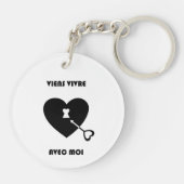 Schlüsselanhänger: "Komm mit mir zusammen" Schlüsselanhänger (Rückseite)