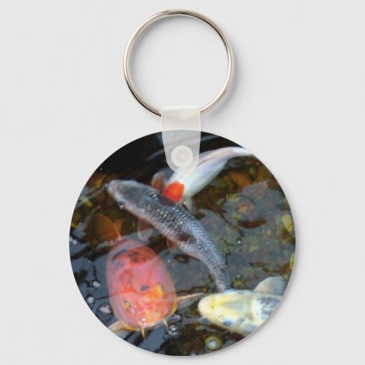 Schlüsselanhänger "Kung Fu Koi" (Vorderseite)