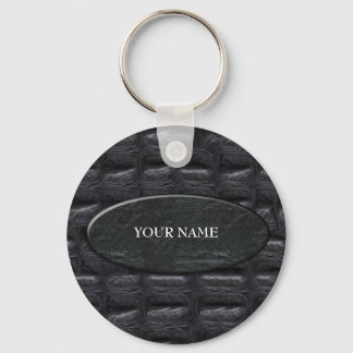 Schlüsselanhänger Leather Stone Ihren Namen hinzuf