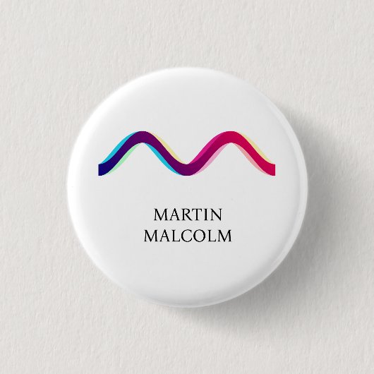 SCHLÜSSELANHÄNGER Letter M Button (Vorderseite)