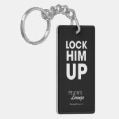 Schlüsselanhänger "Lock Ihm Up" (Vorderseite links)