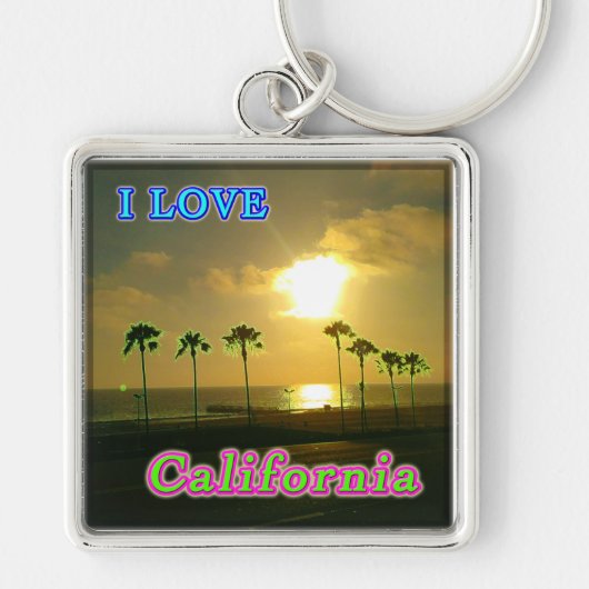 Schlüsselanhänger "Lovely California 2" (Vorne)