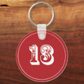 Schlüsselanhänger Lucky 13 (Vorderseite)