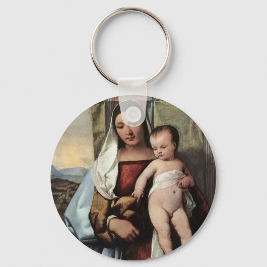 Schlüsselanhänger Madonna und Kind (Vorderseite)