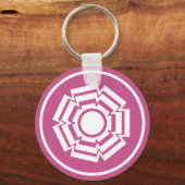 Schlüsselanhänger, Magenta Schlüsselanhänger (Vorderseite)
