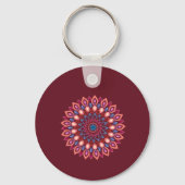 Schlüsselanhänger Mandala Kunst (Vorderseite)