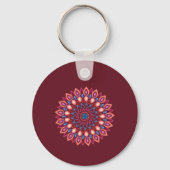 Schlüsselanhänger Mandala Kunst (Rückseite)