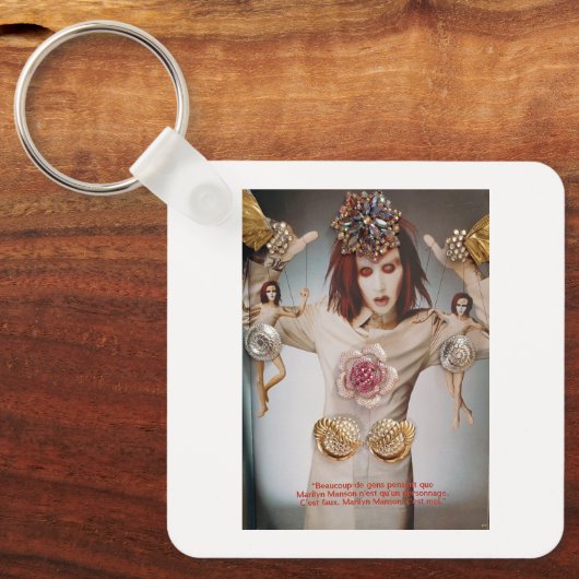 Schlüsselanhänger Marilyn Manson (Vorderseite)